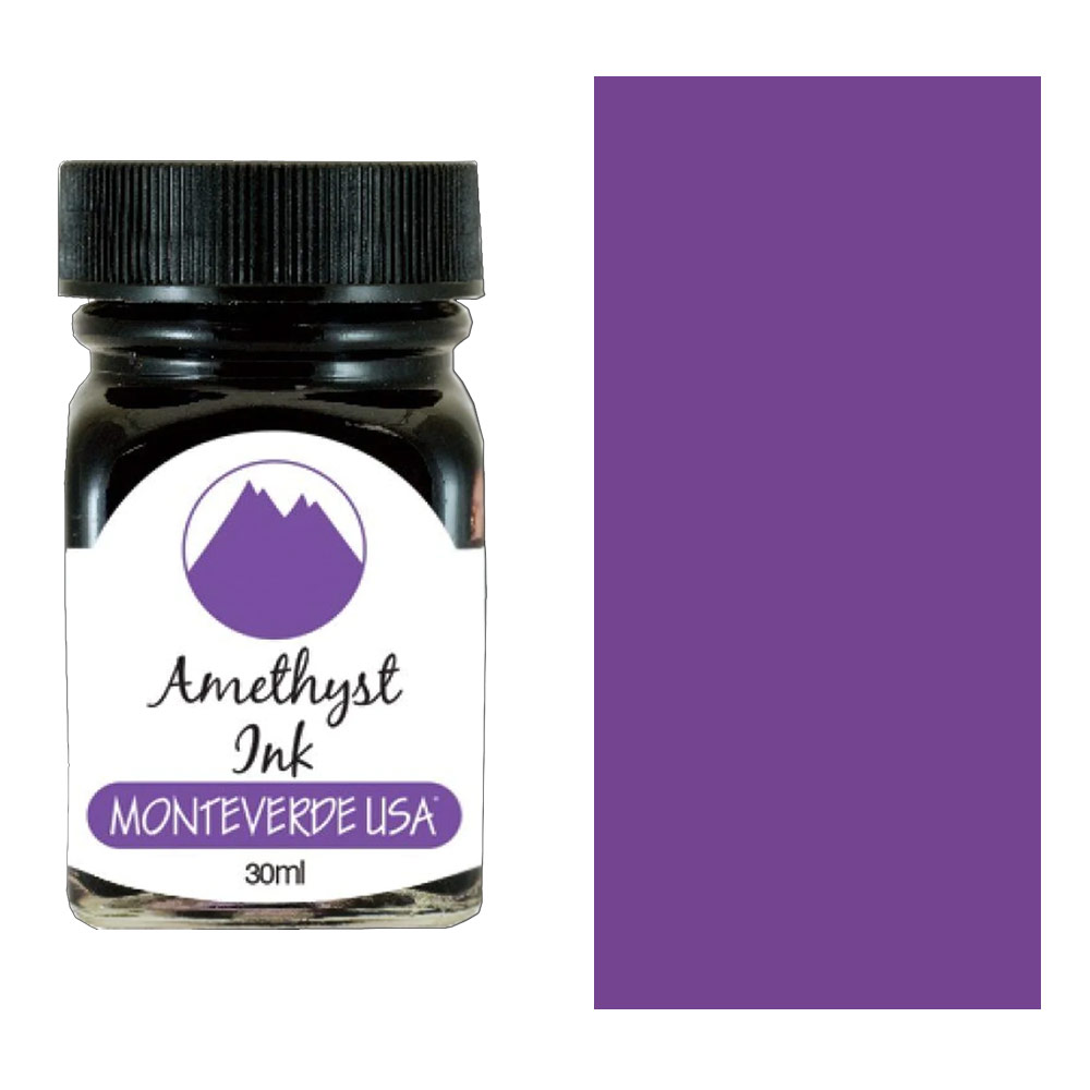 Monteverde USA Gemstone Fountain Pen Ink 30ml Amethyst