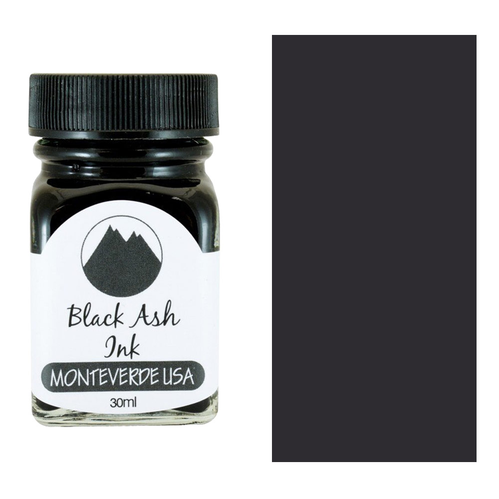 Monteverde USA Core Fountain Pen Ink 30ml Black Ash