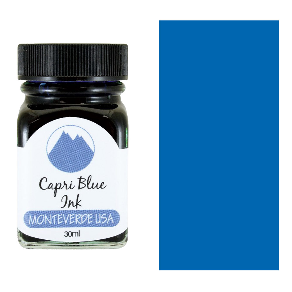 Monteverde USA Core Fountain Pen Ink 30ml Capri Blue