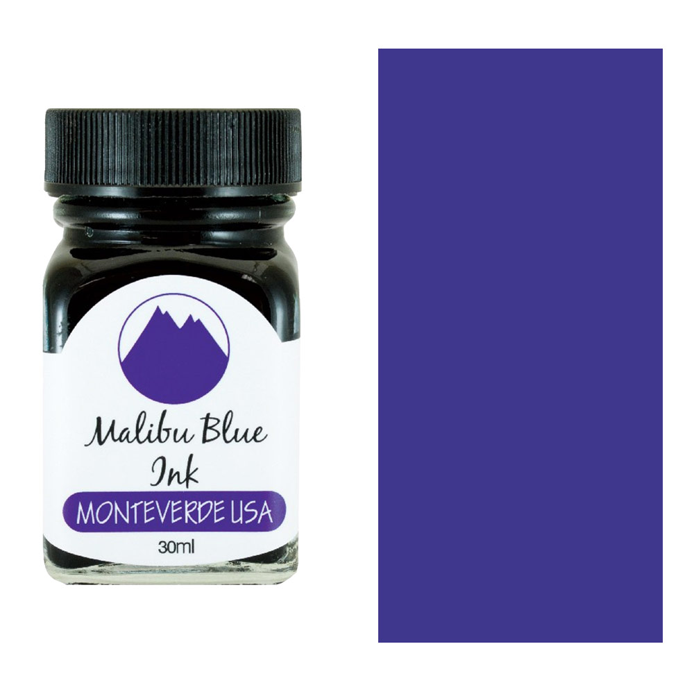 Monteverde USA Core Fountain Pen Ink 30ml Malibu Blue