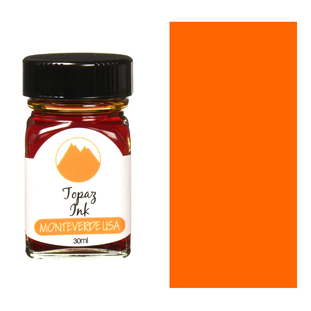 Monteverde USA Gemstone Fountain Pen Ink 30ml Topaz
