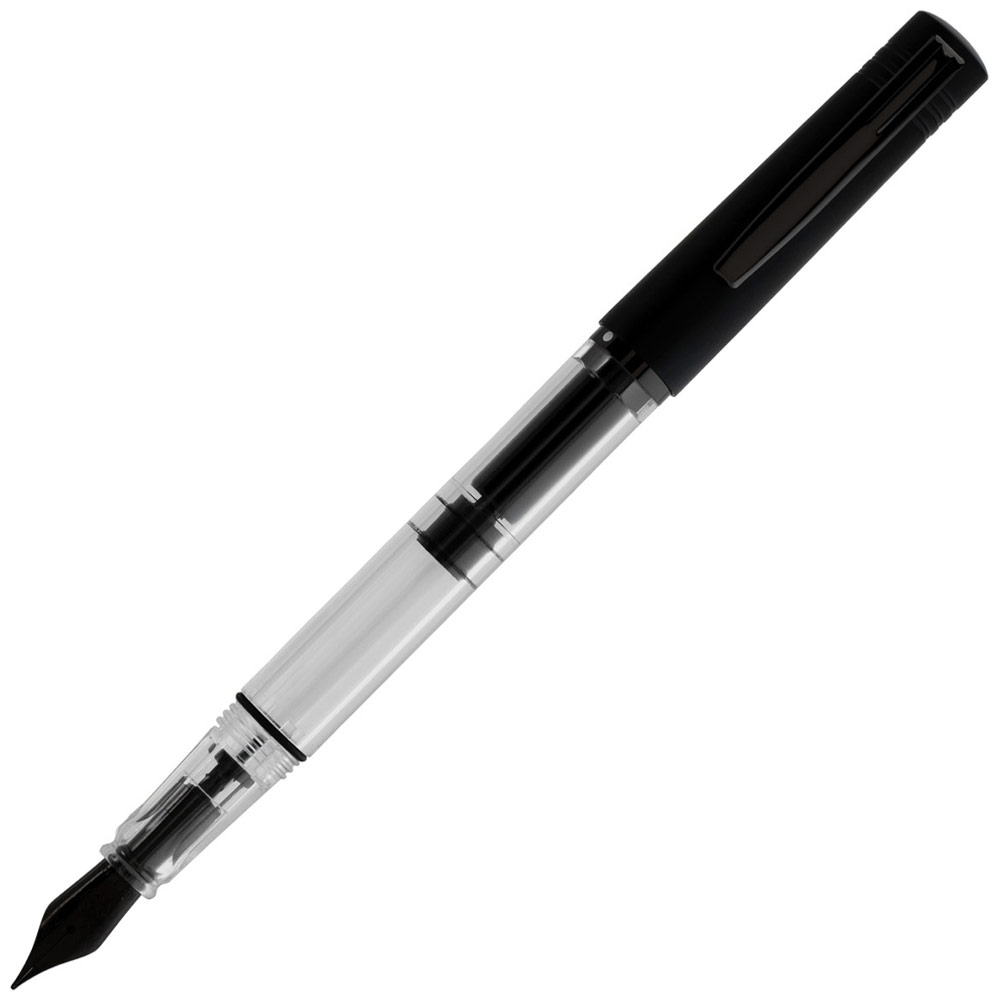 Monteverde USA MP1 Lock-It Piston Fountain Pen Black Fine