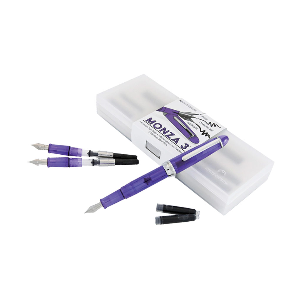 Monteverde Monza 3 Fountain Pen Set Purple