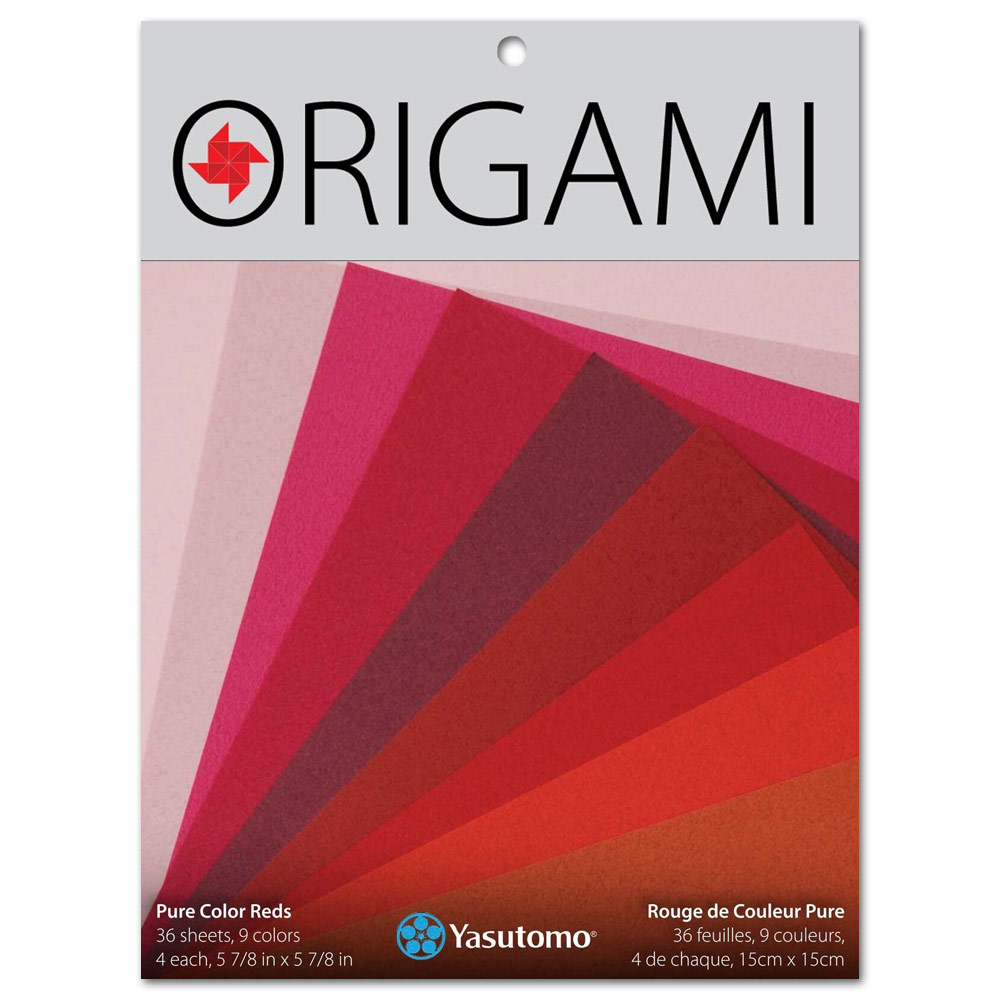Origami Pure Color Reds 36 Sheet Pack