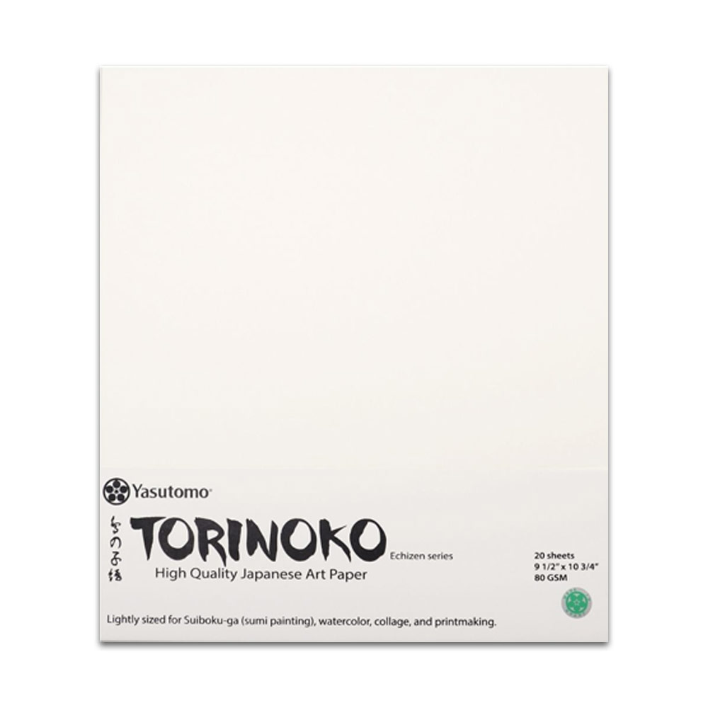Yasutomo Torinoko Japanese Art Paper 20 Sheets 9-1/2"x10-3/4"