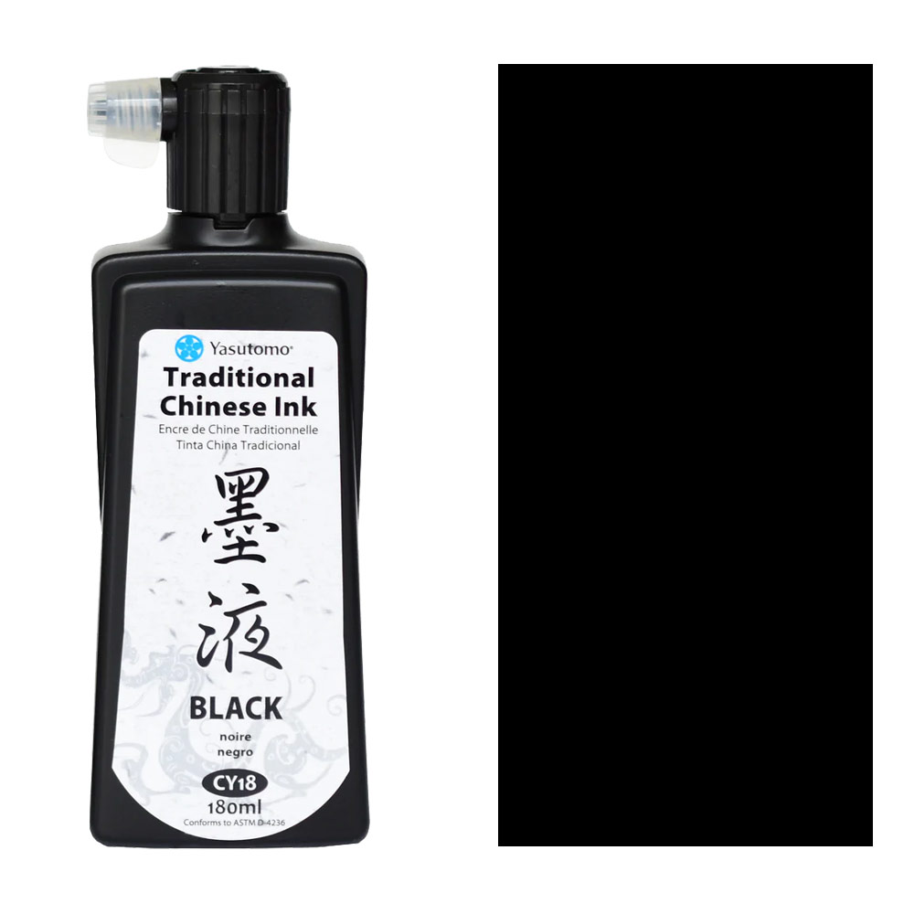 Yasutomo Traditional Chinese Ink 180ml Black