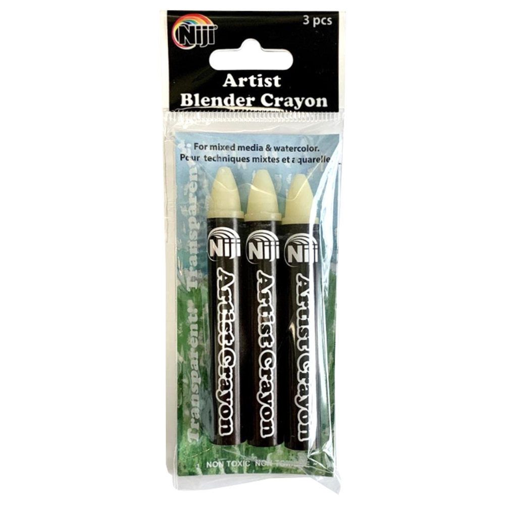 Niji Artist Clear Blender Crayons 3 Pack
