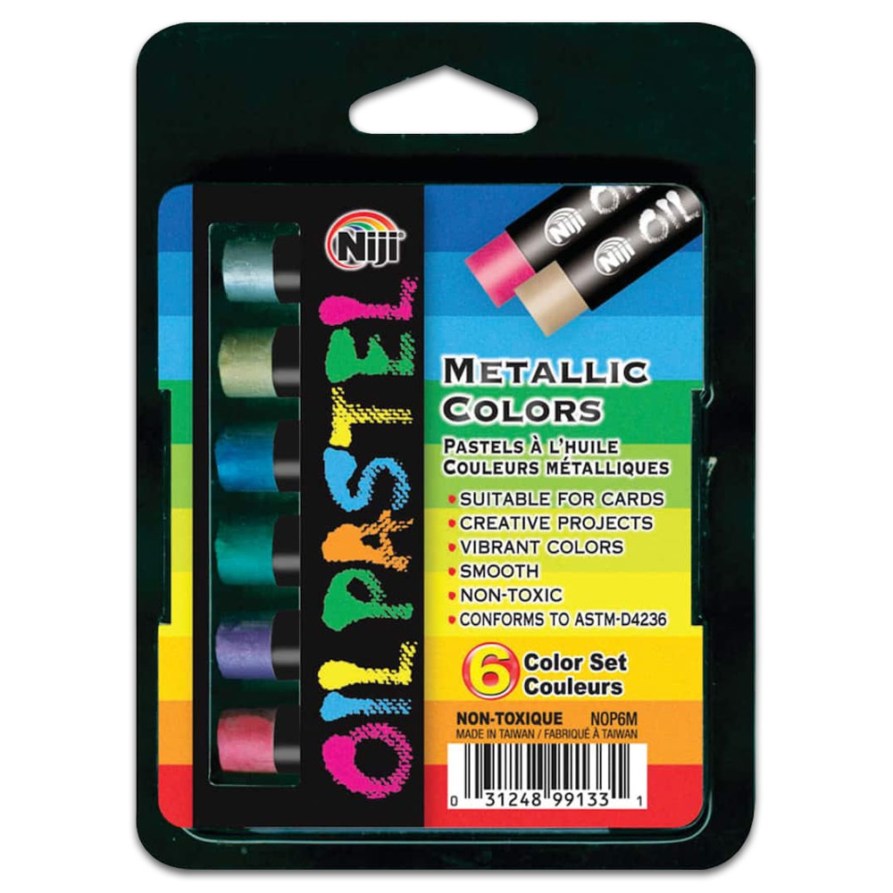 Niji Oil Pastel 6 Set Metallic Colors