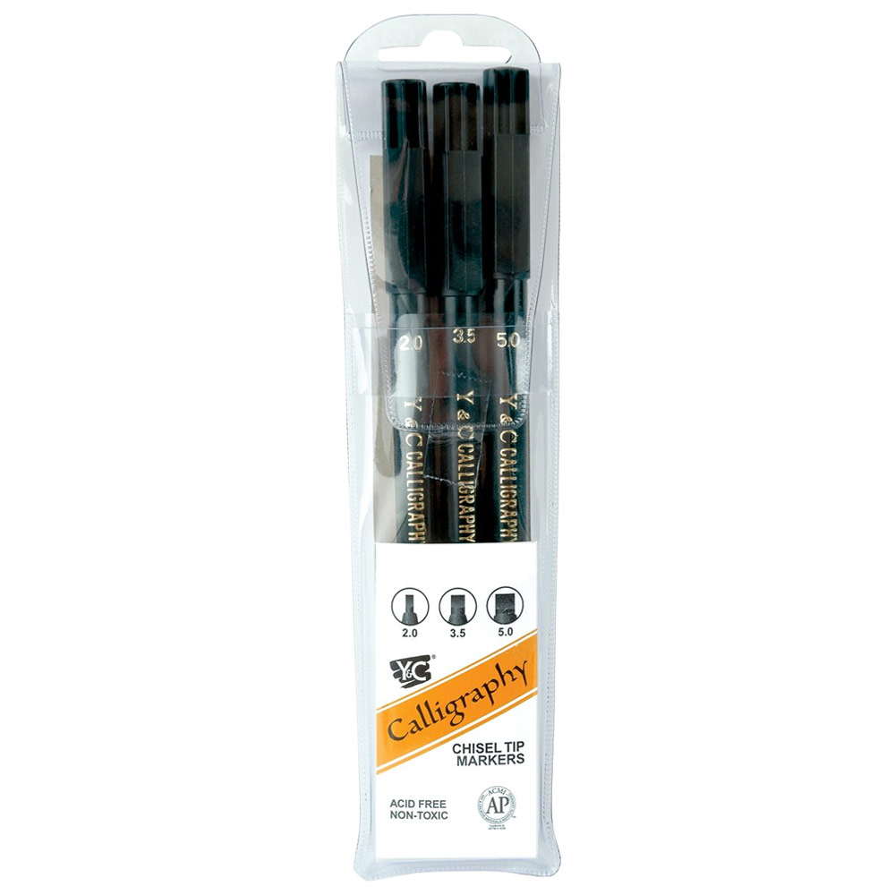 Yasutomo Calligraphy 3 Set Assorted