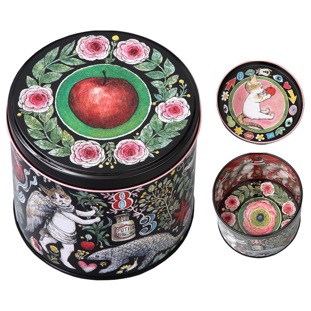 Holbein x Yuko Higuchi Storage Tin Flower