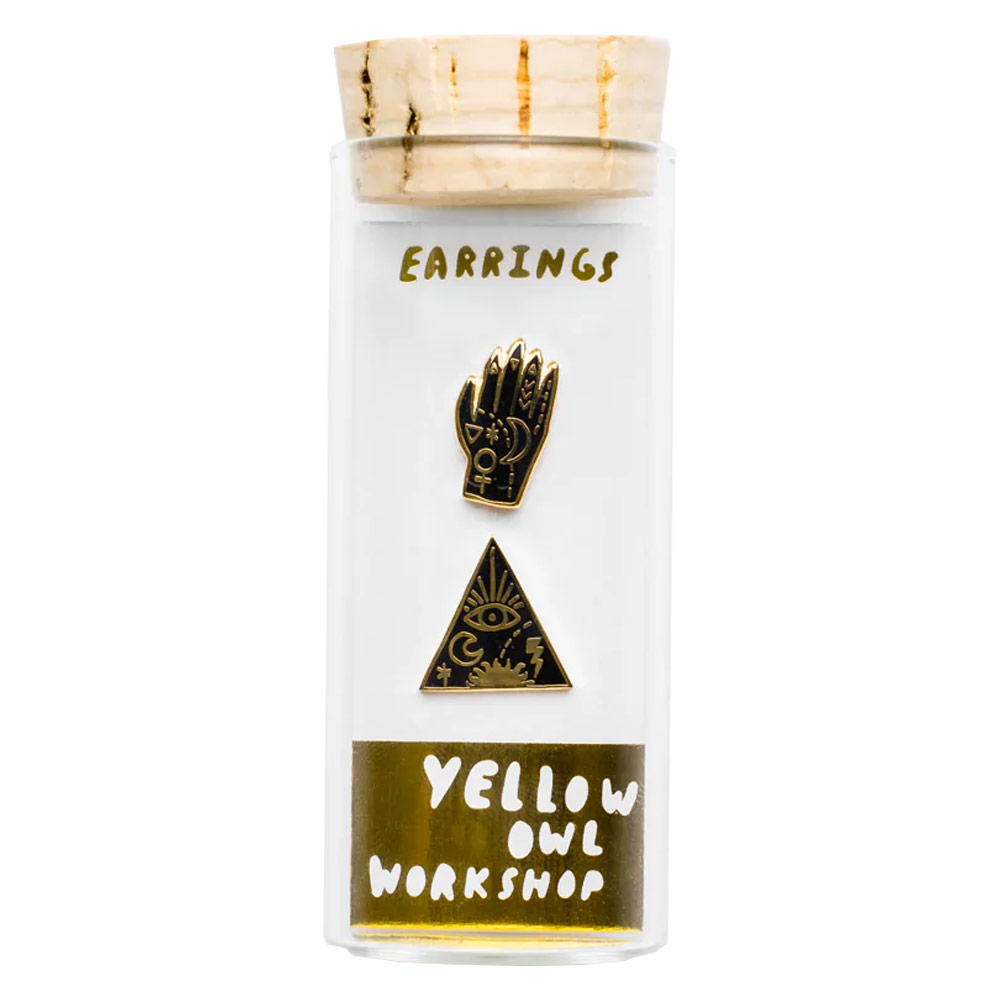 Yellow Owl Workshop Post Earrings Mystic Powers