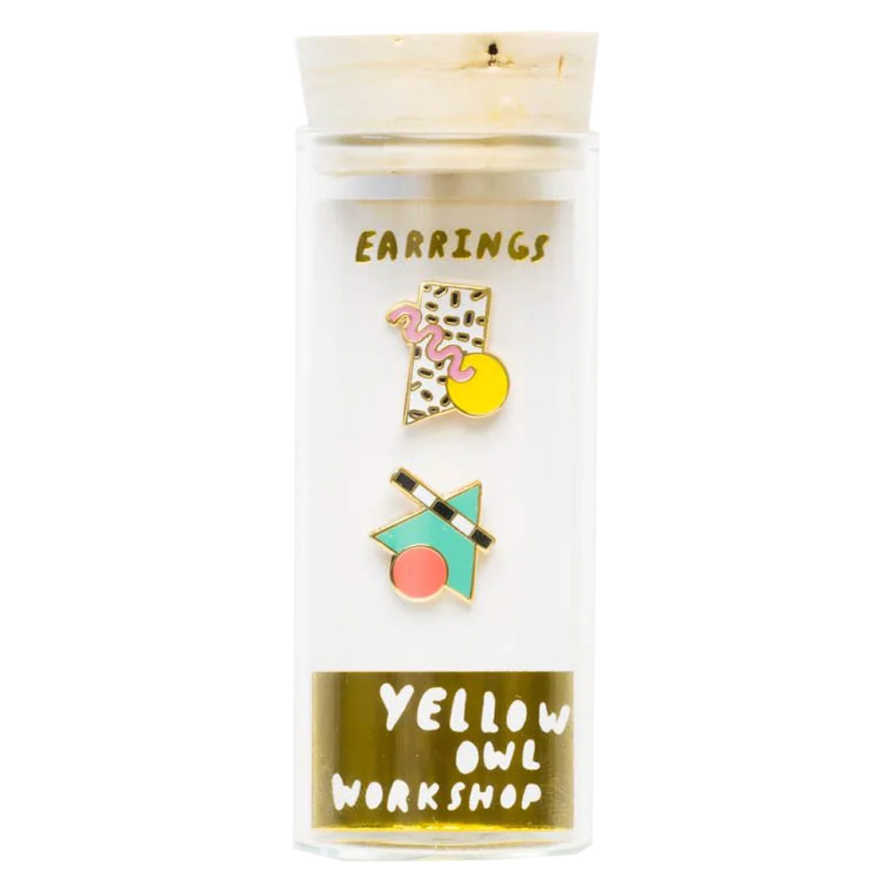 Yellow Owl Workshop Post Earrings 80's Vintage