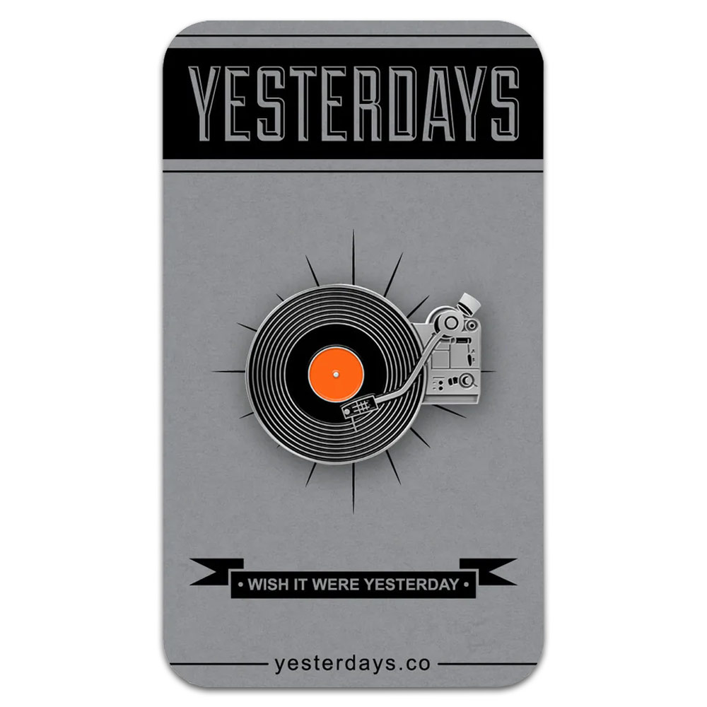 Yesterdays Enamel Pin Hi Fidelity