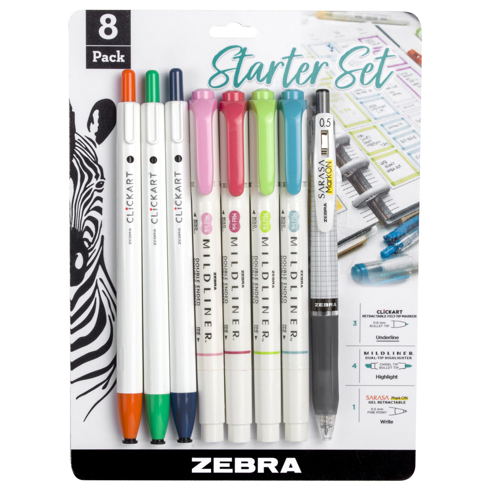 Zebra Starter Note Taking Starter 8 Set