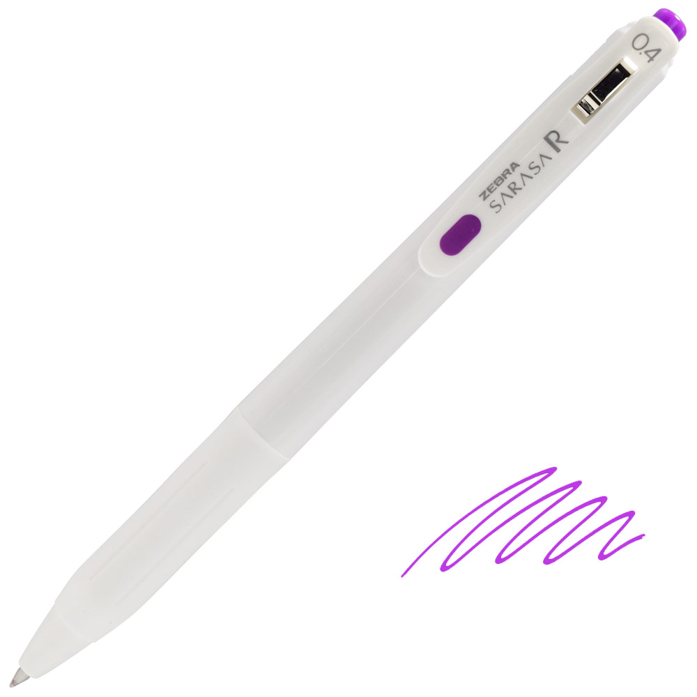 Zebra SARASA R Retractable Gel Pen 0.4mm Violet