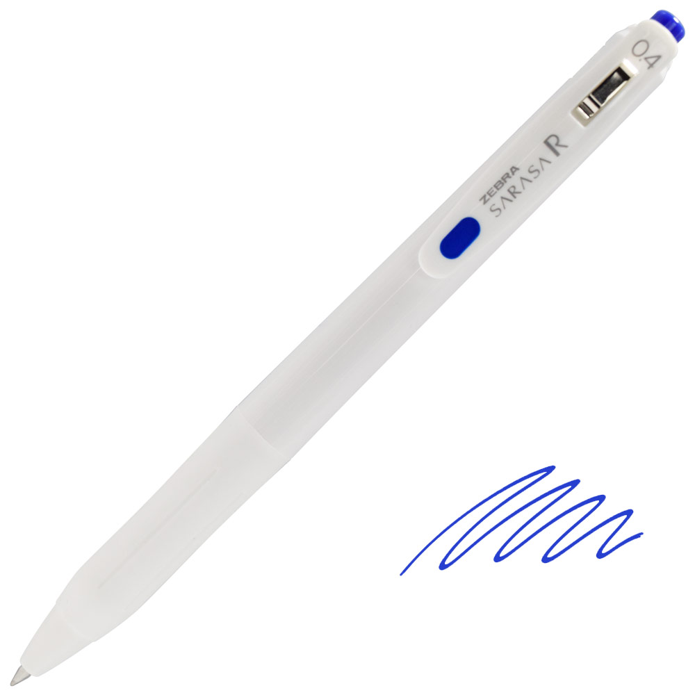 Zebra SARASA R Retractable Gel Pen 0.4mm Blue