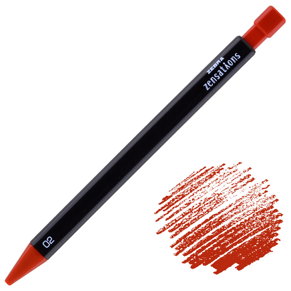 Zebra Zensations Colored Pencil 2.0mm Red