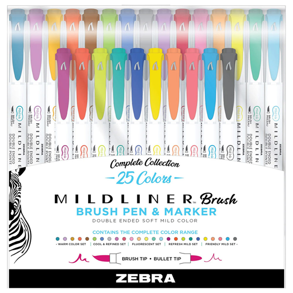 Zebra Mildliner Pen Set
