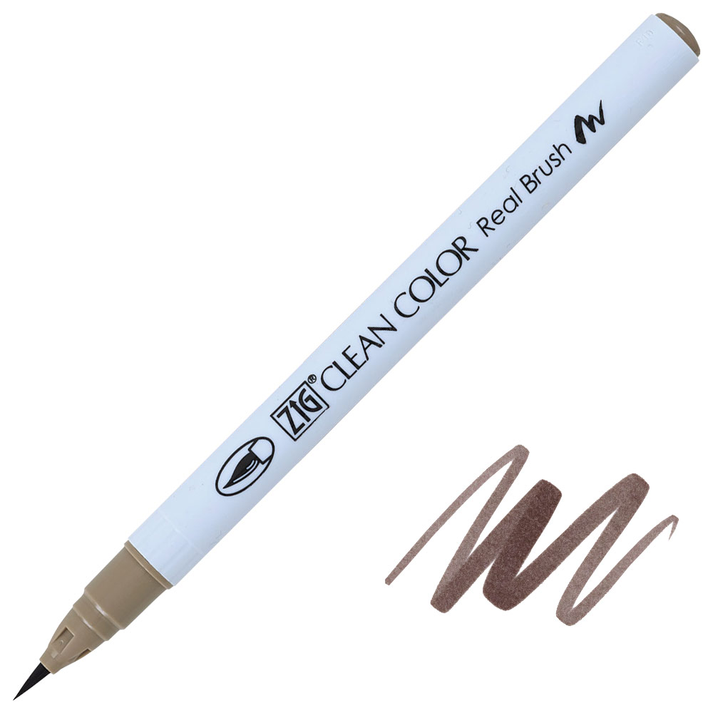 Zig Clean Color Real Brush Pen 094 Mid Gray