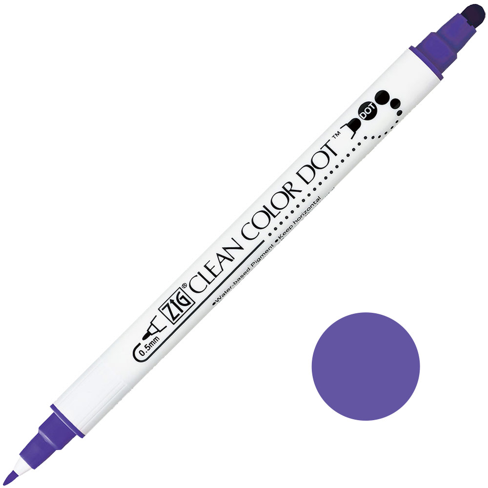 Zig Clean Color Dot Marker 080 Violet