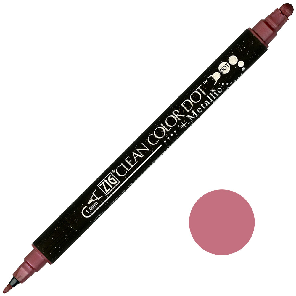 Zig Clean Color Dot Metallic Marker 126 Red