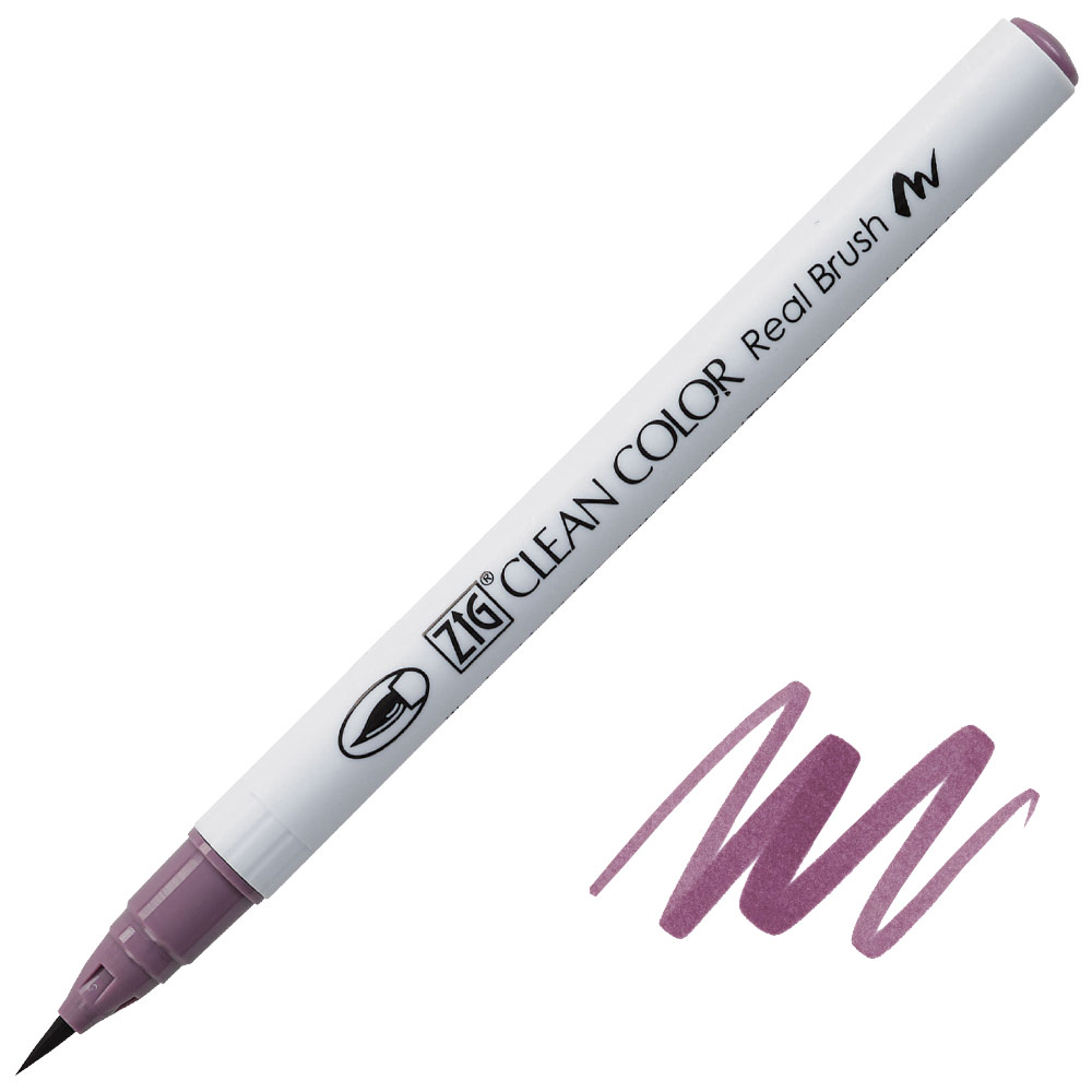 Zig Clean Color Real Brush Pen 808 Plum Gray