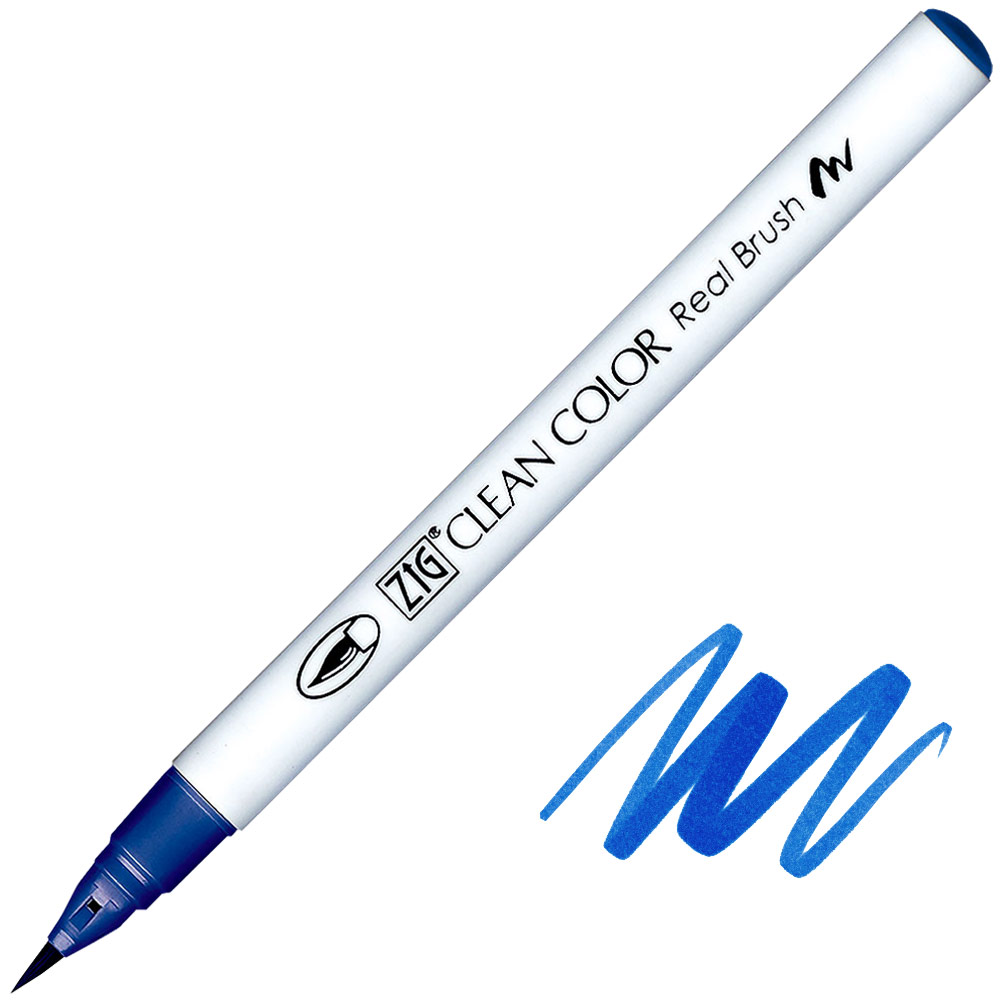 Zig Clean Color Real Brush Pen 315 Ultramarine Blue