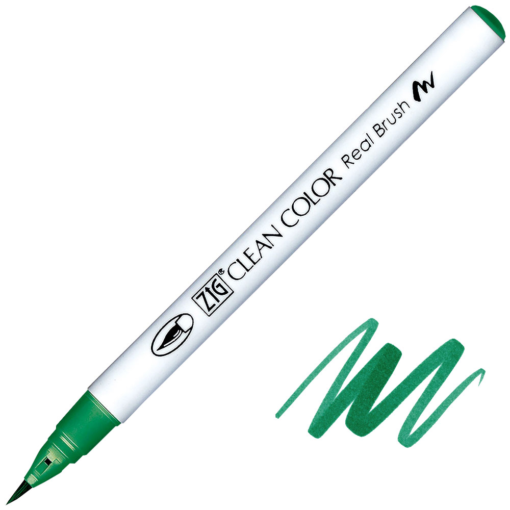 Zig Clean Color Real Brush Pen 413 Summer Green