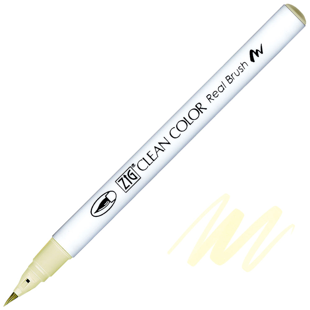 Zig Clean Color Real Brush Pen 506 Pale Lemon
