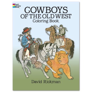 Cowboys of the Old West Coloring Book