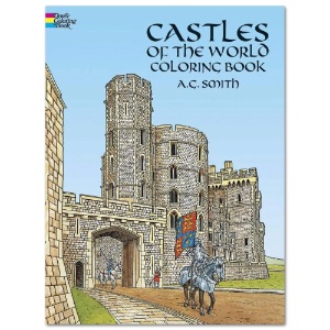 Castles of the World Coloring Book