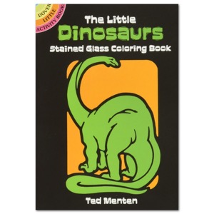 The Little Dinosaurs Stained Glass Coloring Book