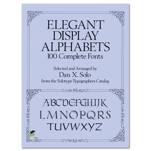 ELEGANT DISPLAY ALPHABETS