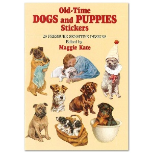 Old-Time Dogs & Puppies Stickers: 29 Pressure-Sensitive Designs