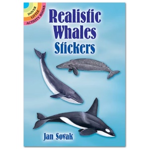 Realistic Whales Stickers