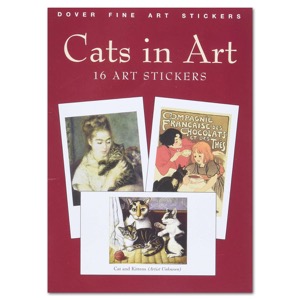 Cats in Art: 16 Art Stickers