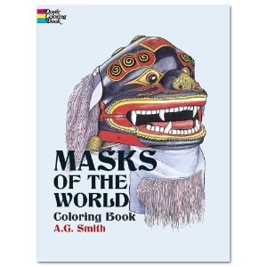 Masks of the World: Coloring Book
