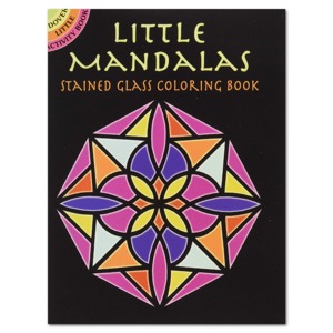 Mandalas Mini Stained Glass Coloring Book