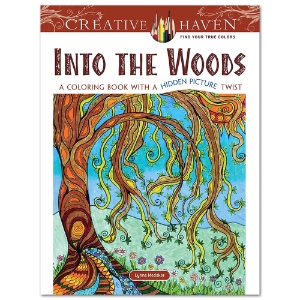 Creative Haven Into the Woods: A Coloring Book with a Hidden Picture Twist
