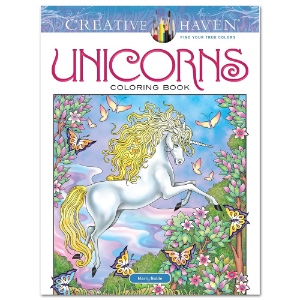 Creative Haven Unicorns Coloring Book