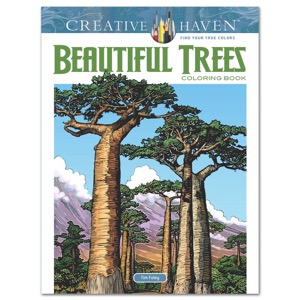 Creative Haven Beautiful Trees Coloring Book