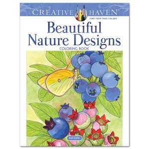 Creative Haven Beautiful Nature Designs Coloring Book