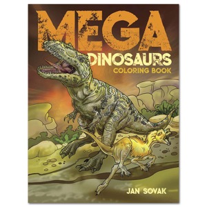 Mega Dinosaurs Coloring Book