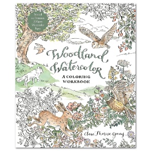 Woodland Watercolor: A Coloring Workbook