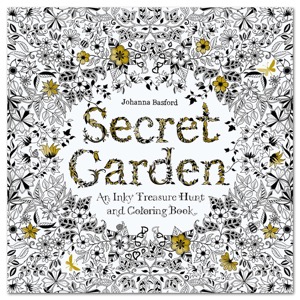 Secret Garden: An Inky Treasure Hunt and Coloring Book