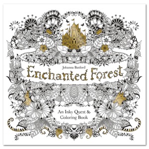 Enchanted Forest: An Inky Quest and Coloring Book