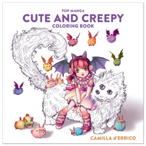 Pop Manga Cute and Creepy Coloring Book