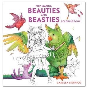 Pop Manga Beauties And Beasties Coloring Book