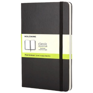 Moleskine Large Notebook 5" x 8.25" - Plain