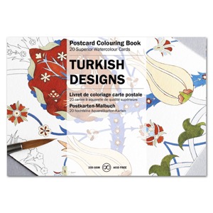 Pepin Press Postcard Coloring Book Turkish Designs